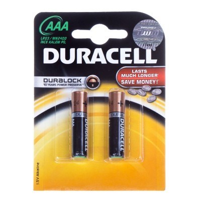 باتری نیم قلمی آلکالاین و معمولی AAA دوراسل 1.5V153935